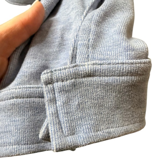 Bagatelle | Light Blue Button-Up Knit Blazer | Super Soft | Sz L - Picture 3 of 9